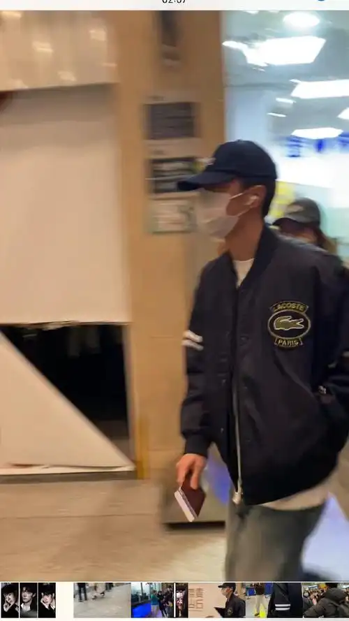 王一博抵达巴黎机场##王一博巴黎时装周