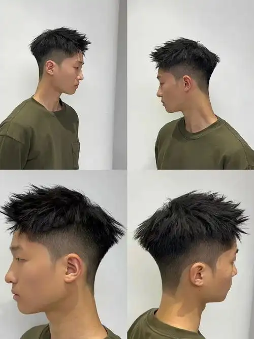 男士前刺钢架烫