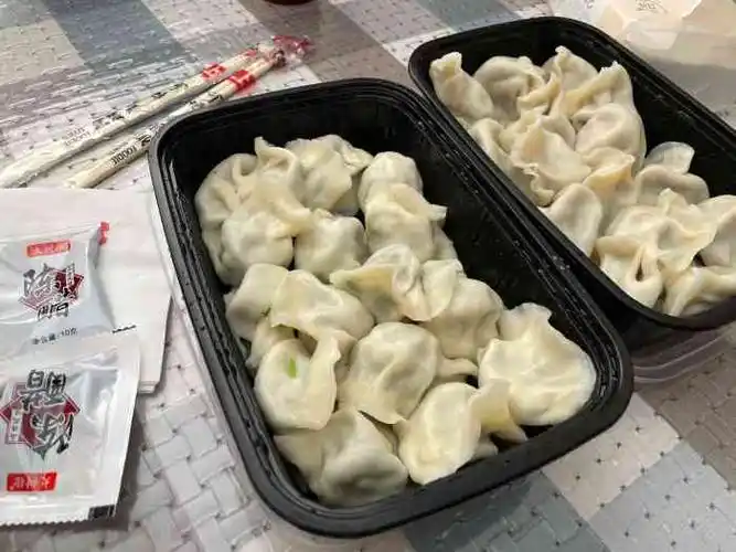 李大姐水饺-"昨天在家没饭吃,订的他家外卖.经济实惠味.