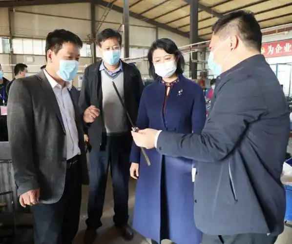 杨蕾帮助企业夺取疫情防控和复工复产双胜利