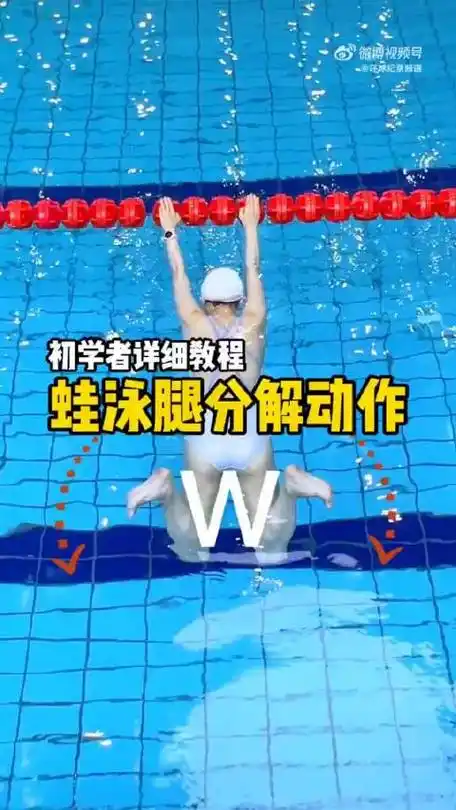 初学者蛙泳腿分解动作,如何让你的蛙泳更走水,每一步细节动作都
