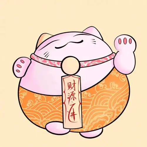 头像招财猫q版招财猫升级版招财猫