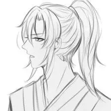 古风男生侧脸画法-儿童简笔画大全古人简笔画侧脸古风男生侧脸怎么画