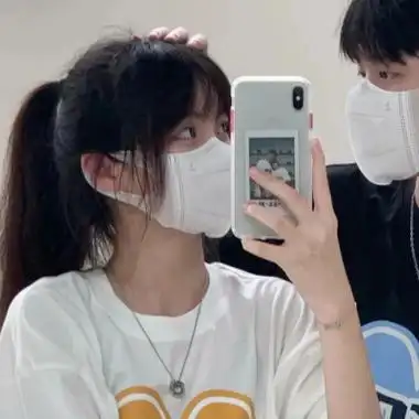 网红情侣头像双人氛围照