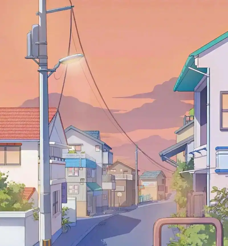 超治愈漫画风景头像推荐 治愈系头像,一整个爱住了,家人们