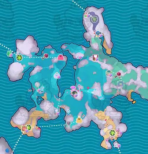 史莱姆牧场2巨型史莱姆,传送点,资源等标记地图-史莱姆牧场2巨型