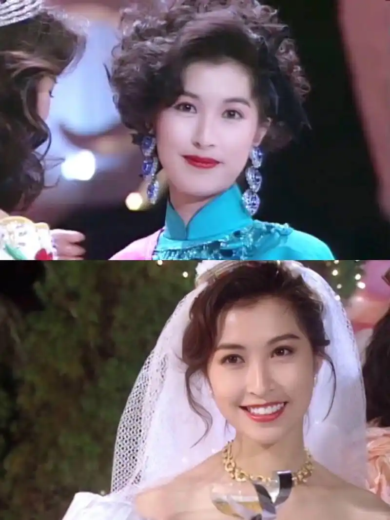 郭蔼明年轻时真的绝美!长发短发随意拿捏,刘青云确实娶到宝了