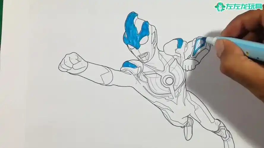 寓教于乐!银河奥特曼的水彩自画像是怎么完成的呢?