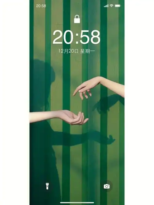 今日壁纸绿色ins风