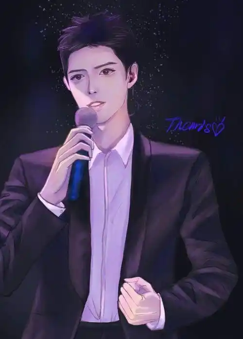 肖战最新短发大片?网友:其实是粉丝p的!_杂志_封面_低头