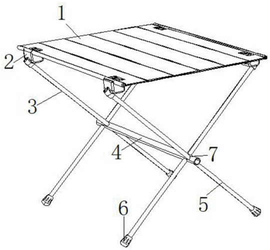 一种折叠桌的制作方法