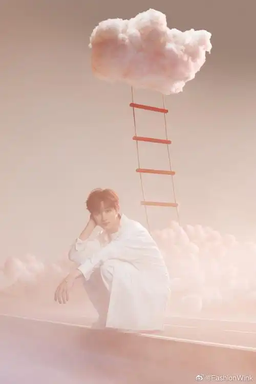 丁程鑫纯白云朵大片##丁程鑫纯白造型写真