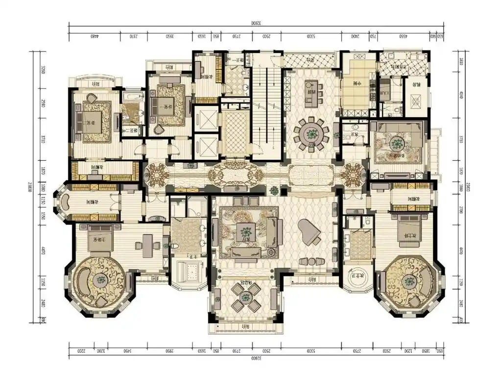 多少次在梦里?住在宫殿一样的大平层户型中,夜夜笙歌!