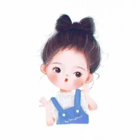 白白胖胖小娃娃头像萌到心化了的小可爱