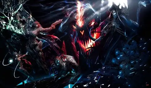 暗黑3壁纸分享迎战强敌的奈非天们