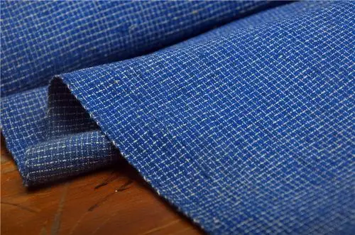 热卖老上海全棉老粗布手织布土布老布手工布料-素色小格子组合