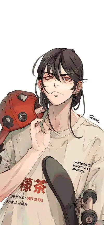 二次元帅气小哥哥画师:1o8k