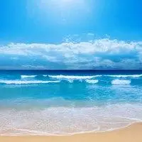 好看风景蓝色的大海与天空_微信头像图片大全