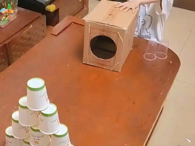 纸箱改造空气炮制作过程