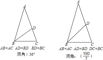 (2)当直线通过等腰三角形的底角顶点时,有如右图的两个解.