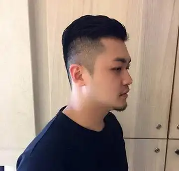 男生秃鬓角的发型