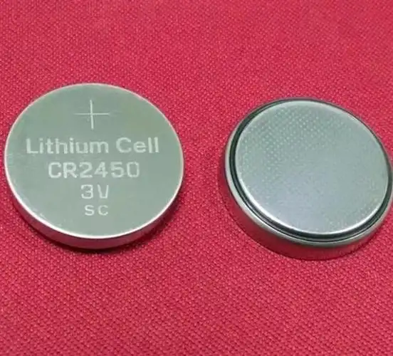 报警器专业用3v 扣式电池cr2450纽扣电池厂家