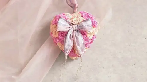 情侣恋人粉色爱心电脑桌面壁纸