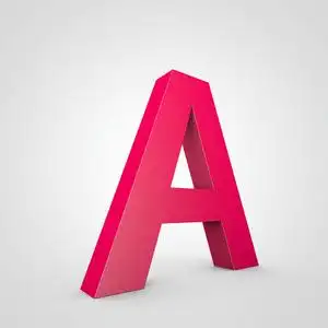 大写字母a图片