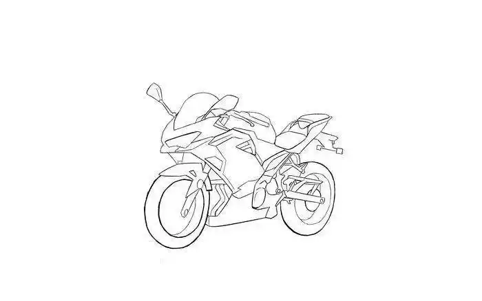 右边是zx25r忍者400是国内能买到的最便宜的川崎摩托车