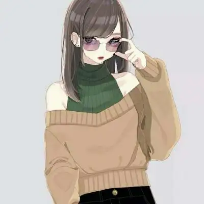 念七 高冷少女画风精致女生头像_卡通动漫头像_我要个性网