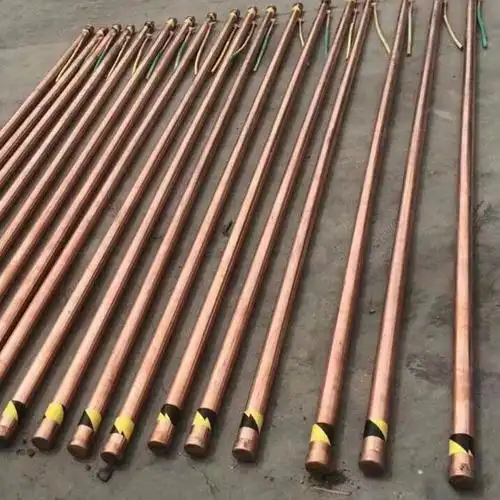 中诺伟业铜包钢接地棒 镀铜钢接地极 垂直接地极 源头工厂 电镀铜包钢