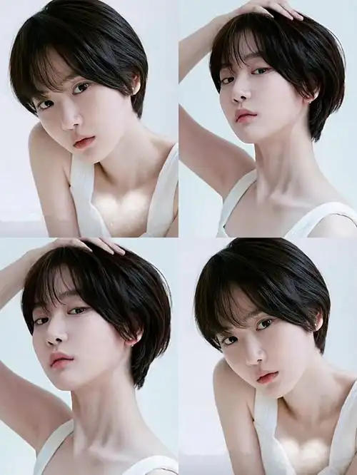 不挑脸型的少年感短发99可盐可甜美到爆