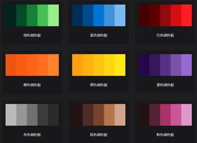 1. 调色板功能 palette generator