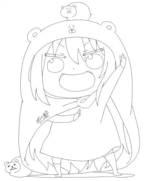 动漫古装小女孩简笔画可爱的卡通人物的简笔画素材大全集合怎么画简笔