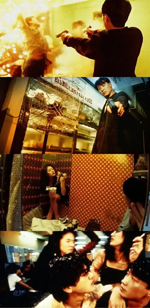 《堕落天使》以精确演化出的夸张,代入太深看得伤心不已,黎明超级帅!