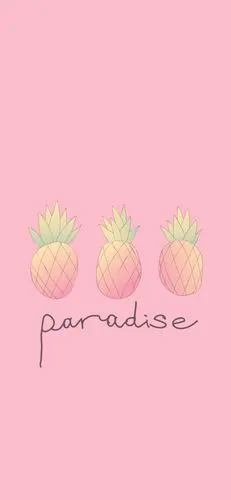 粉色 可爱 菠萝 壁纸