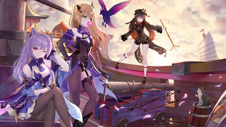 原神·电脑壁纸4k高清无水印 - 雷神拔剑壁纸 - 实验室设备网