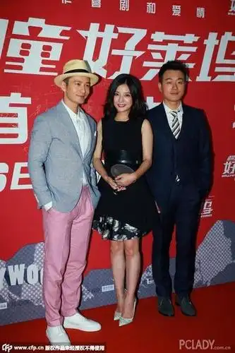 黄晓明(左)赵薇(中)佟大为(右)