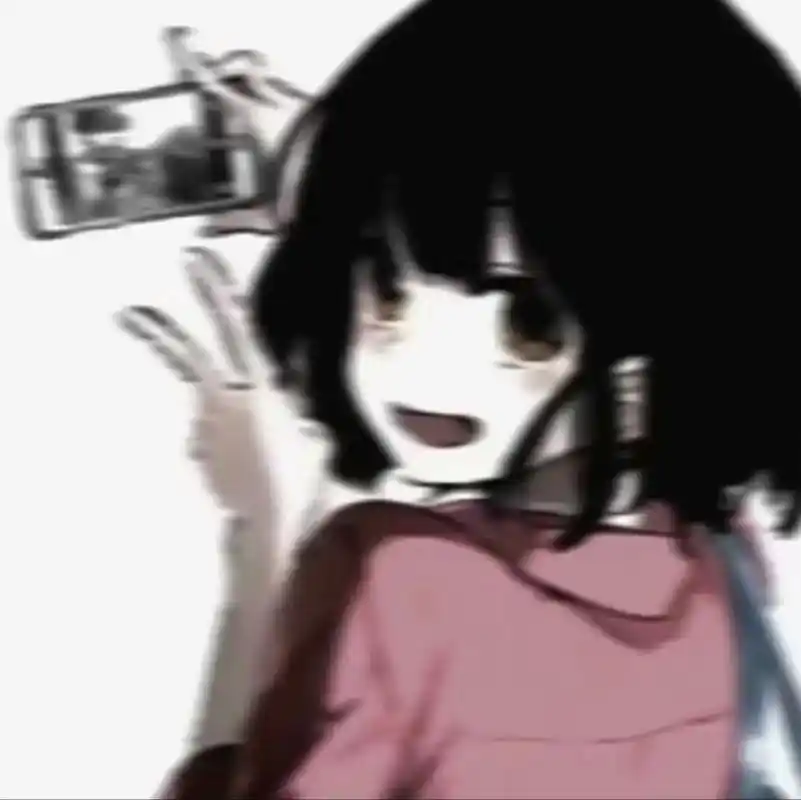 动漫女生模糊黑白头像.这几天太累了,懒得做视频,做个头像看看 - 抖音