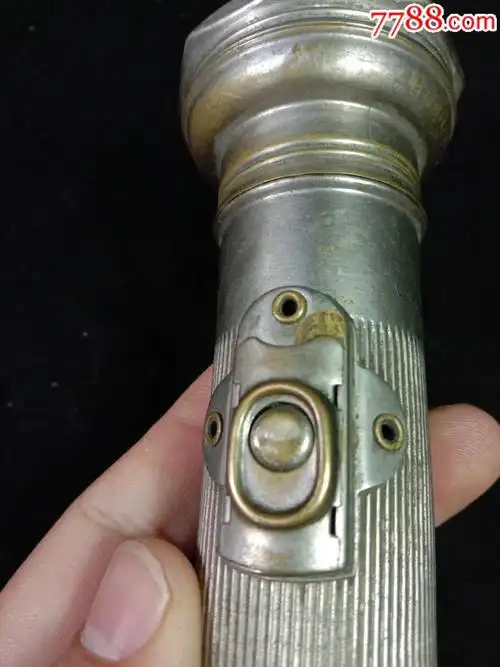 民国二战时期老电筒老式纯铜小号手电筒少见老物件复古收藏vintag