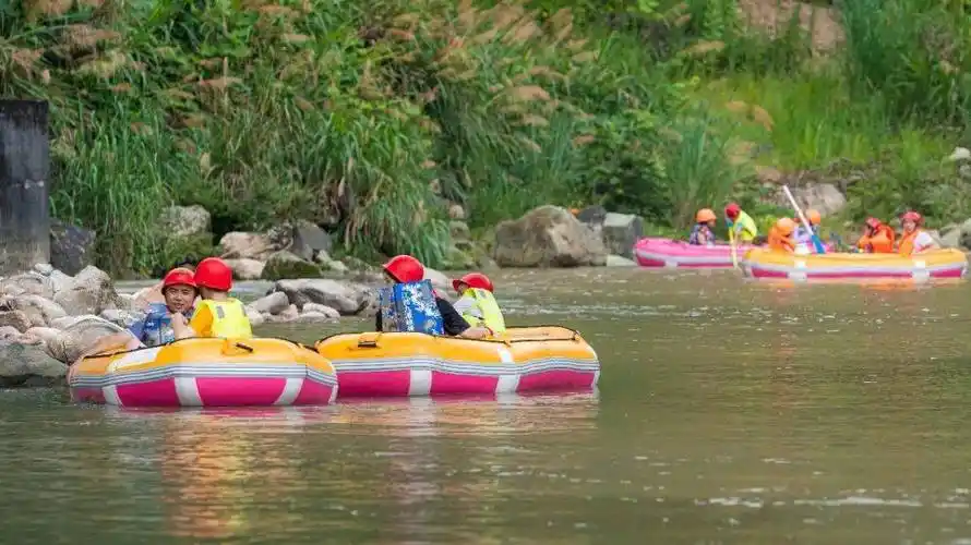 2022五一奇幻开漂江西九瀑峡漂流全家p的双河道奇幻漂流