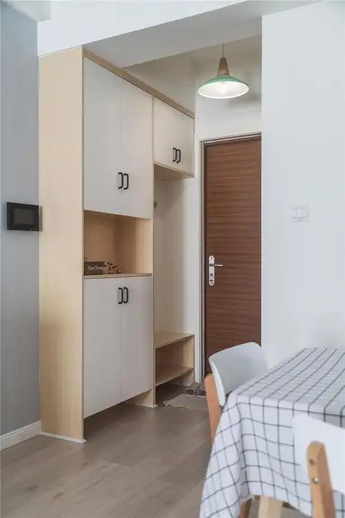 小户型玄关装修好用的鞋柜是有灵魂的设计有颜值又方便使用