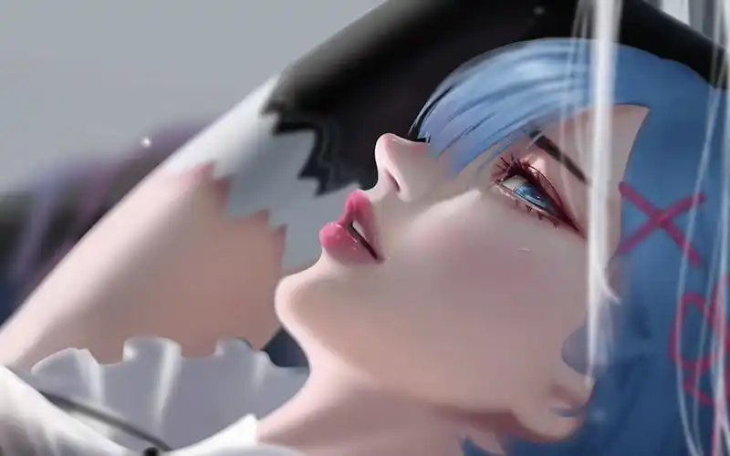 【二次元老婆】蕾姆-壁纸制作过程-制作软件after effects_哔哩哔哩