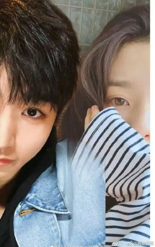 王俊凯和宋祖儿拍婚纱照