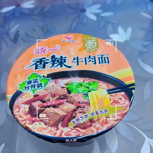 统一香辣牛肉面