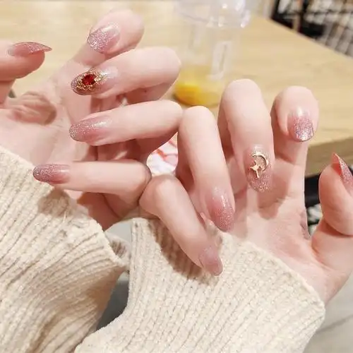 法式指甲款式贴片软款穿戴夏季2021新款美甲美甲工具