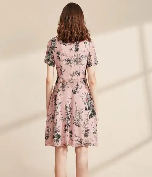 春夏新款雪纺连衣裙 女装清仓处理 only品牌女装 天津服装批发