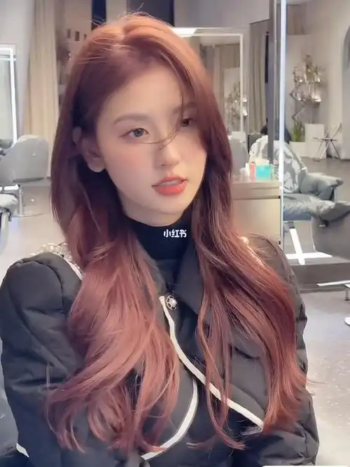 杭州做头发找陈驰96雾感粉棕色黑黄皮超显肤get√玫瑰金秋冬时节