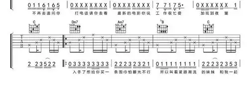 许嵩《多余的解释》吉他谱