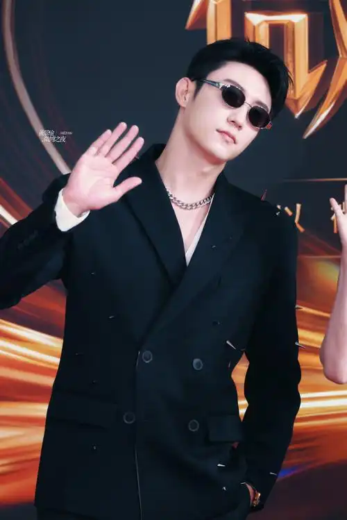 黄景瑜戴墨镜走红毯##黄景瑜你快把眼镜摘了吧